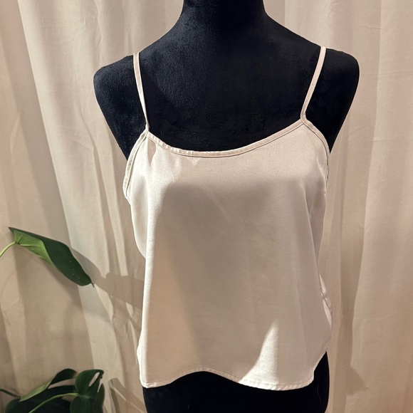 Current Air Women's Beige Lace-Trim Blouse - Picture 9 of 10